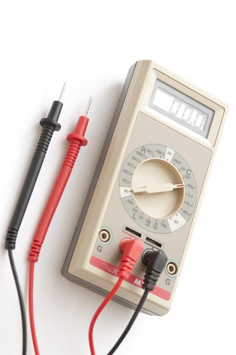 Electronic test Meter for measuing inductance, resistance and capacitance of circuit components